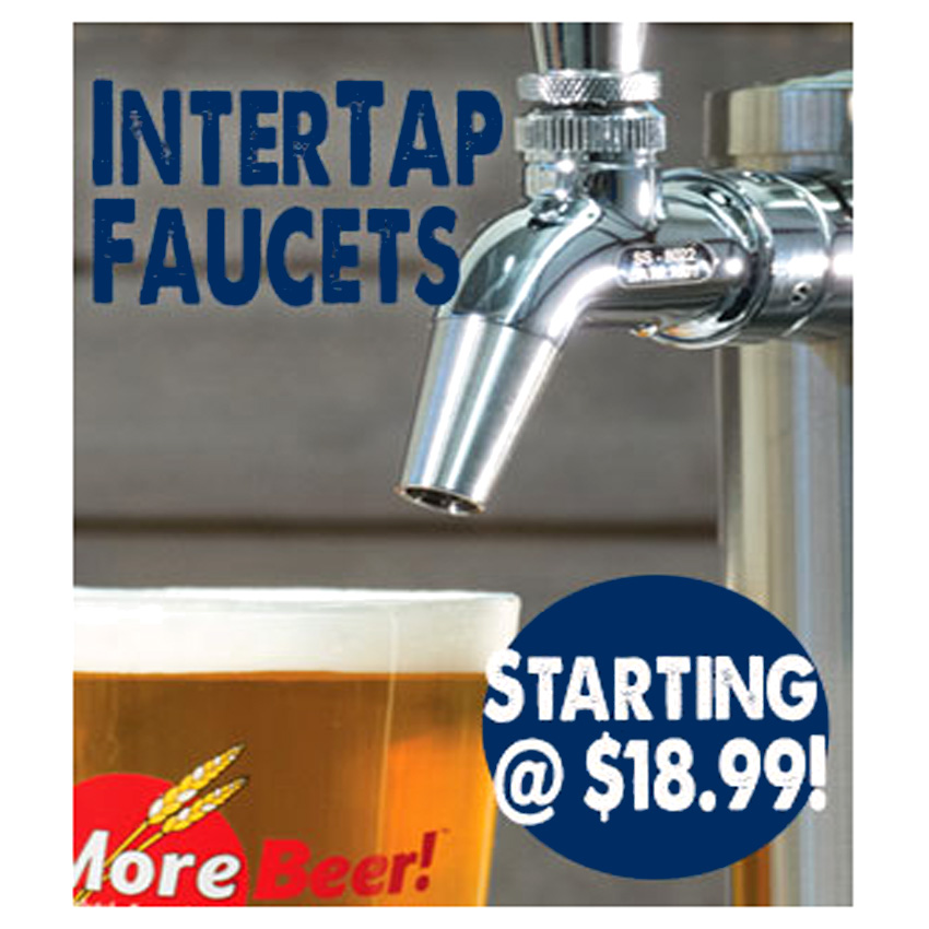 Intertap Forward Sealing Beer Faucets For 18 Homebrewing Deal