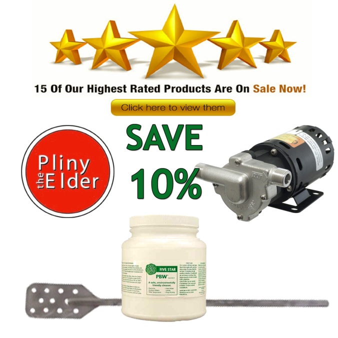 Save 10% On MoreBeer.com's Most Popular Home Brewing Items Including Pliny the Elder Beer Recipe Kits!