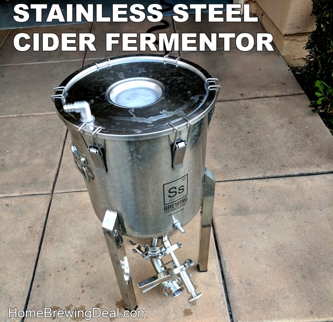 Stainless Steel Cider Fermenter #cider #fermenter #fermentor