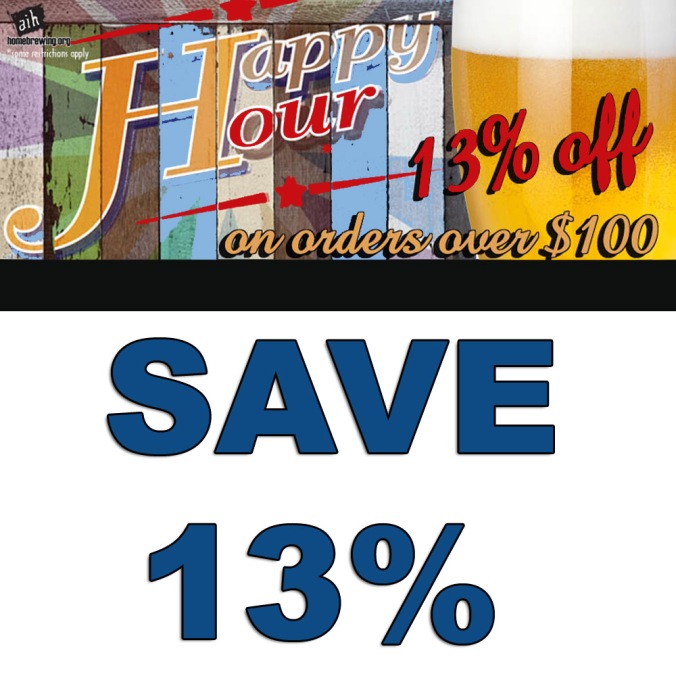 Save 13% On Your Order at Adventures In Homebrewing