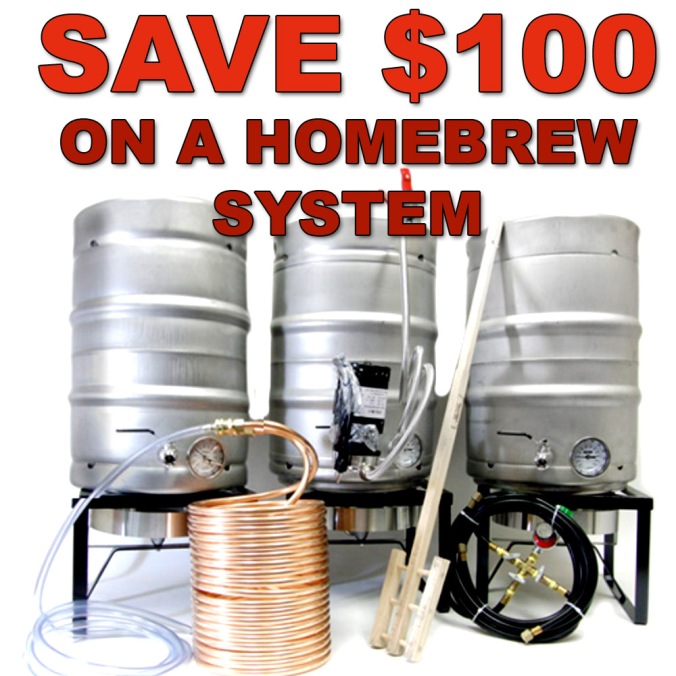 Save $100 On A New All Grain Home Brewing System