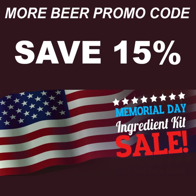 MoreBeer.com Promo Code Save 15% On Select Home Beer Brewing Kits