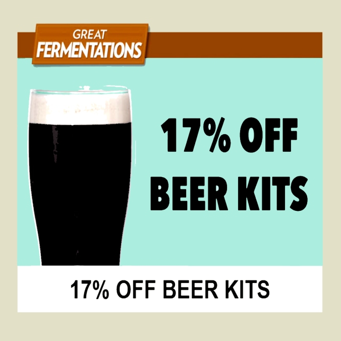 Save 17% on Beer Kits at Great Fermentations with this Greatfermentations.com Coupon Code